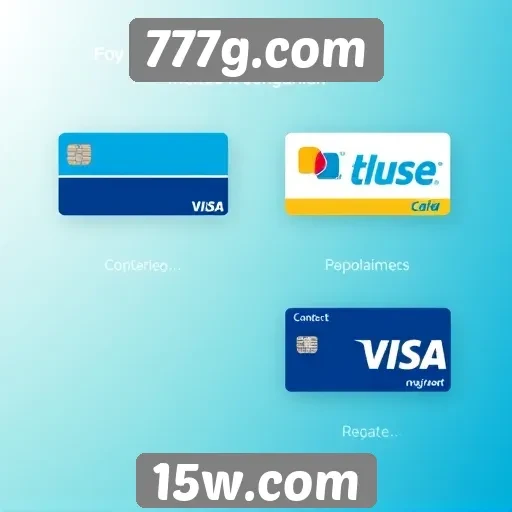 Métodos de pagamento aceitos no 777g.com